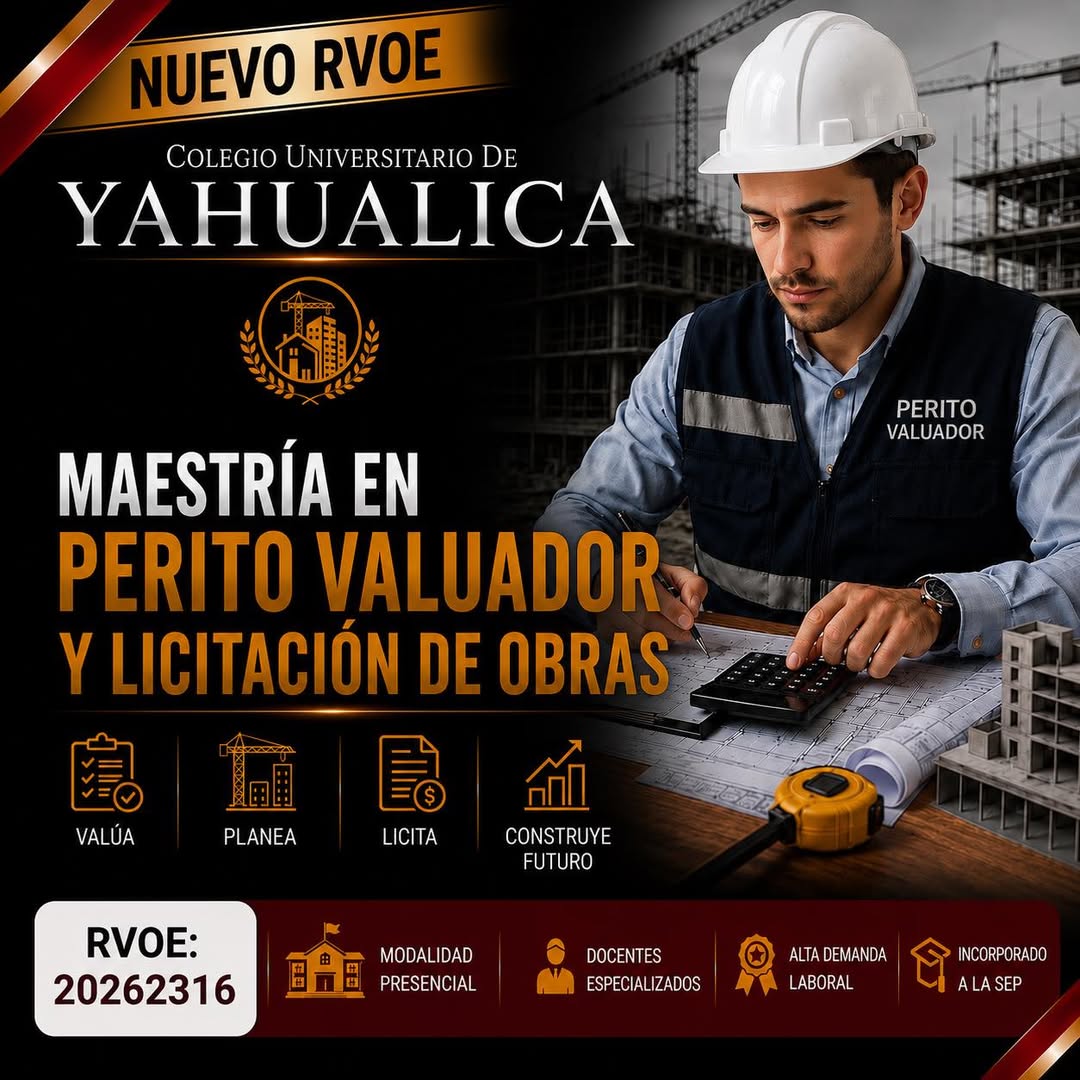 Perito Valuador y Licitación de Obras